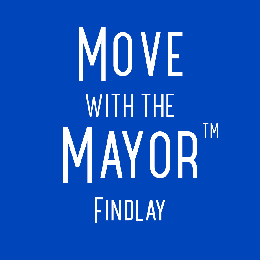 Blue Move with the Mayor Findlay logo