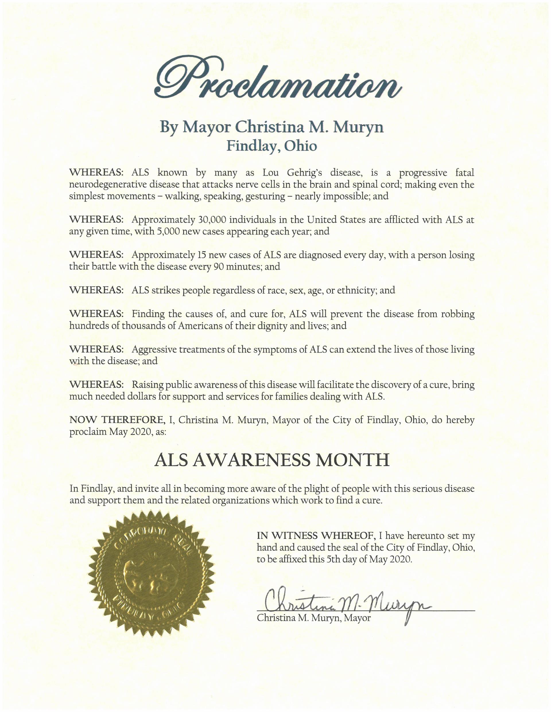 2020.05.ALS Awareness Month Proclamation