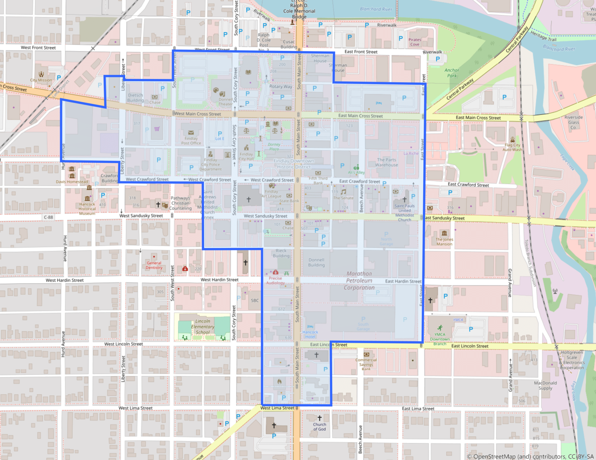 DFID Area - Boundary and Shading-1