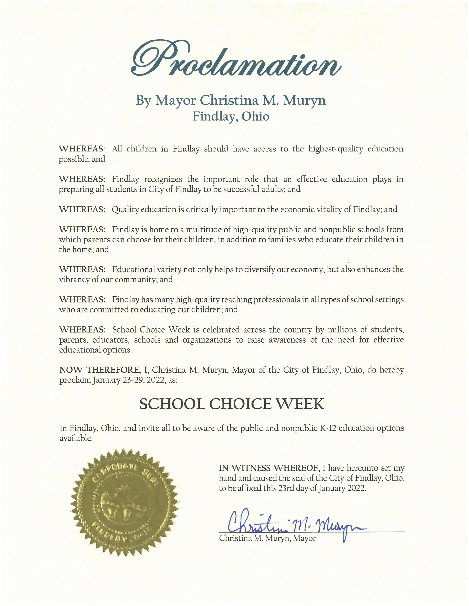 2022.01.23-29.School Choice Week Proclamation