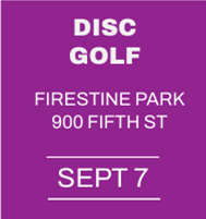 Disc Golf September 9 Keep Active Keep Healthy