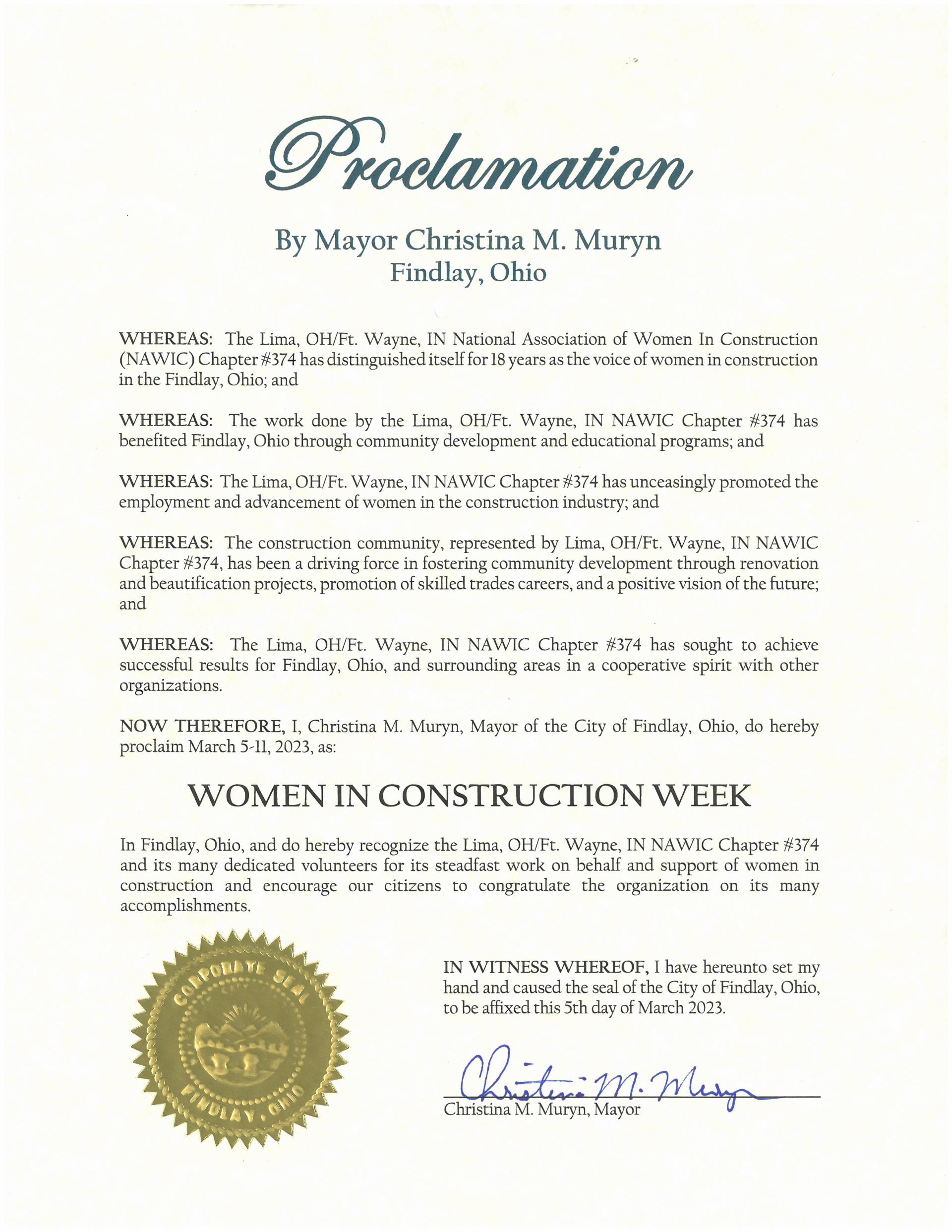 2023.03.05-11.Women In Construction Week Proclamation