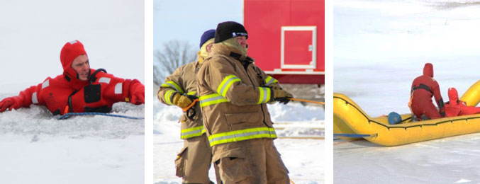 photos of fire fighter training